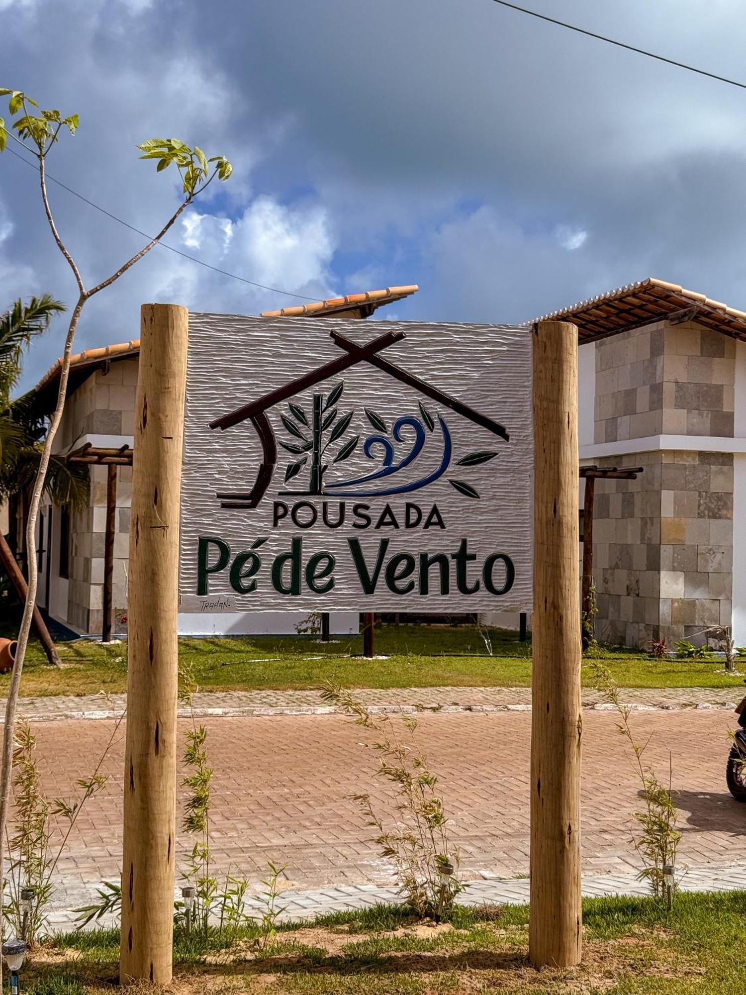 Pousada Pe De Vento Touros Exterior foto